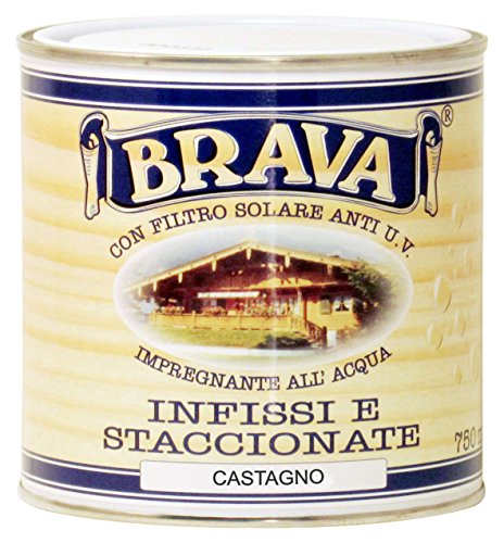 BRAVA isc7 Imprägniermittel für Holz wasserfest, kastanie, 750 ml von Brava