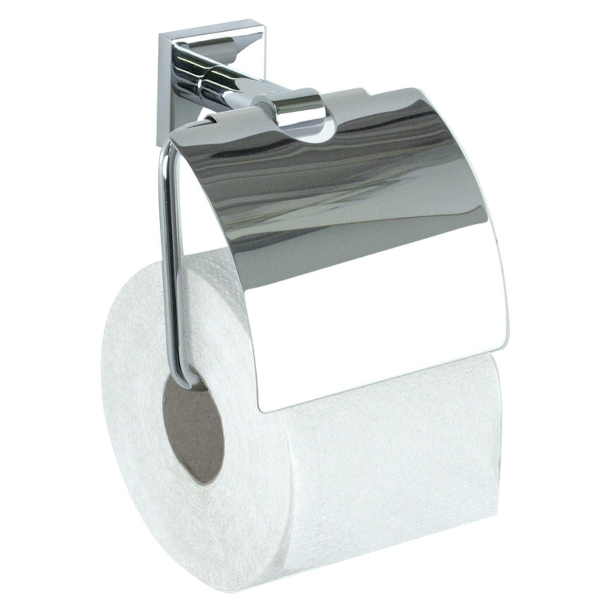 Bravat WC-Papierhalter mit Deckel Quaruna, chrom von Bravat