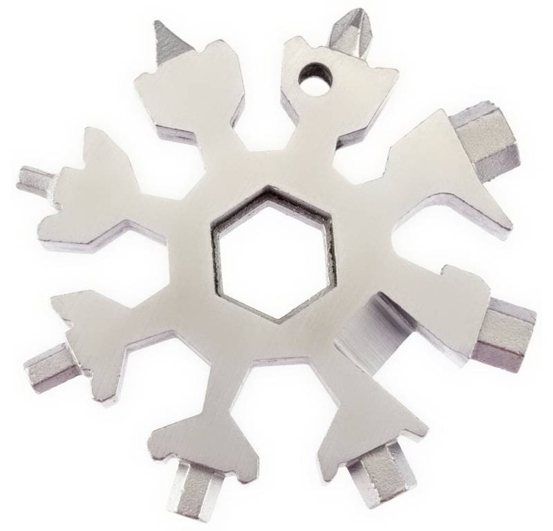 Brave Classics Montagewerkzeug Brave Classics Multifunktionswerkzeug MULTITOOL STERN 18 FUNTIONEN sil von Brave Classics