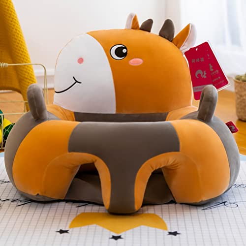 BraveWind 1 x Babysitzstuhl-Bezug in Tierform, zum Lernen, Sitzstuhl, Stützsofa, Kleinkinder, Plüschsitzbezug für Kleinkinder, Kinder (nur Bezug) von BraveWind