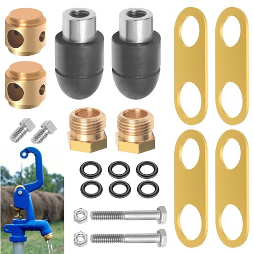 850SB 9401324 Yard Wasserhydrant Reparatursatz & 8842 Kolben-Set, kompatibel mit Si-mmons 850 800SB 800LF 5800LF 6800LF 4800LF Yard Hydrant von Braveboy
