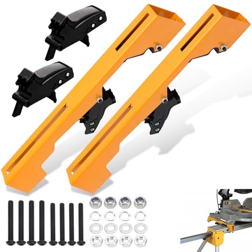 DW7231 Gehrungssägen-Halterungen, kompatibel mit Dewalt Gehrungssägenständer DW723 DWX723 DWX724 DWX725 DWX725B DW7231 DE7025-XJ N087371, Gelb, 2 Stück DW7231 Gehrungssägen-Halterungen, kompatibel mit Dewalt Gehrungssägenständer DW723 DWX723 DWX724 DWX725 DWX725B DW7231 DE7025-XJ N087371, Gelb, 2 Stück von Braveboy