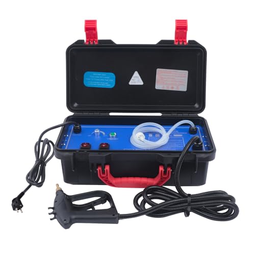 Tragbar Dampfreiniger 3000W Hochtemperatur Haushalt Auto Steam Cleaner Handdampfreiniger 100-130°C Hochdruck Dampfreinigungsmaschine 3-5 Bar 43 x 23.6 x 16.5cm von BraveeFly