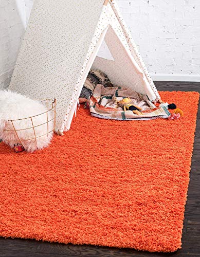 Bravich Hochflor-Teppich, 5 cm dick, weich, Hochflor, modern, für Wohnzimmer, Schlafzimmer, 160 x 230 cm, Orange Bravich Hochflor-Teppich, 5 cm dick, weich, Hochflor, modern, für Wohnzimmer, Schlafzimmer, 160 x 230 cm, Orange von Bravich