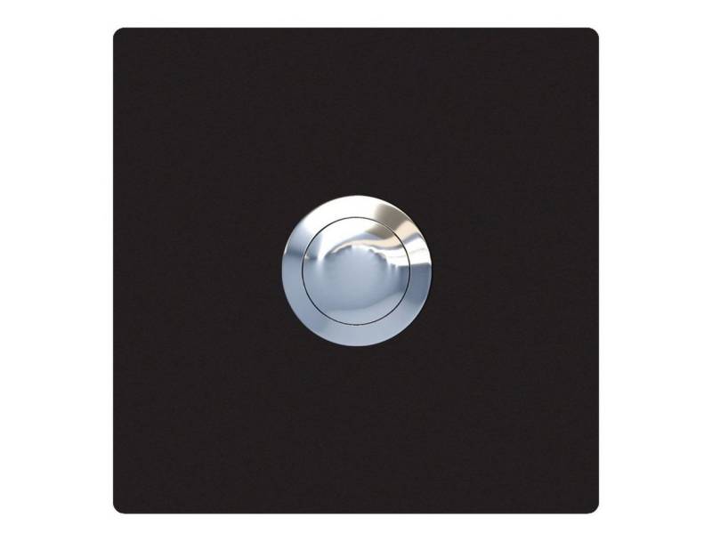 Bravios Briefkasten Klingeltaster Quadrat Schwarz von Bravios