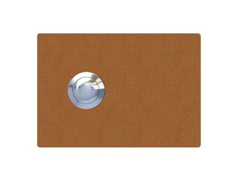 Bravios Briefkasten Klingeltaster Rectangle Rost von Bravios