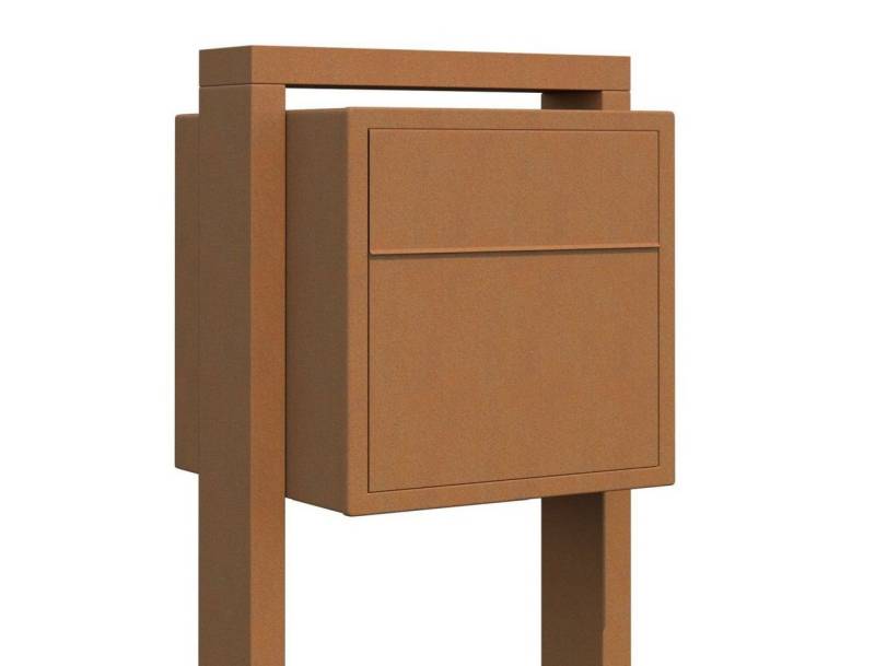 Bravios Briefkasten Standbriefkasten Soprano Rost von Bravios