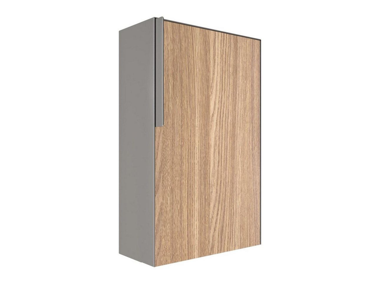 Bravios Briefkasten Wandbriefkasten Faro Grau Metallic mit Holzdekor- von Bravios