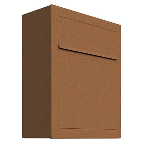 Briefkasten, Design Wandbriefkasten Base Rost - Bravios von Bravios