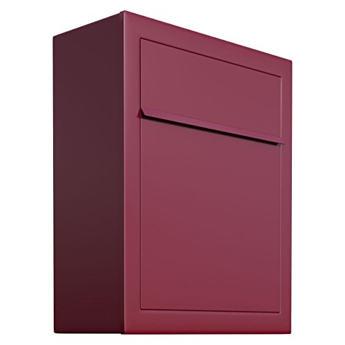 Briefkasten, Design Wandbriefkasten Base Rot - Bravios von Bravios