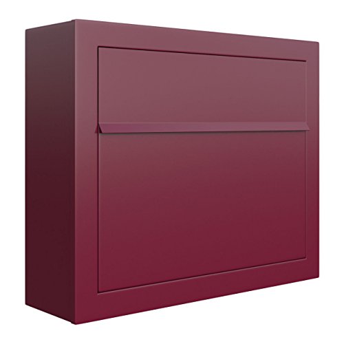Briefkasten, Design Wandbriefkasten Elegance Rot - Bravios von Bravios