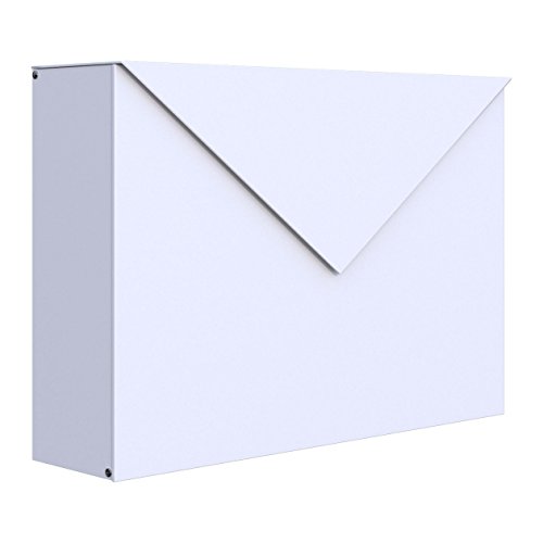 Briefkasten, Design Wandbriefkasten Letter in Weiß - Bravios von Bravios