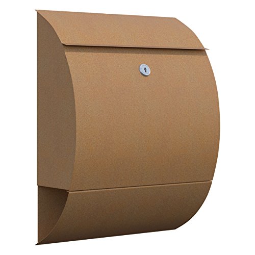 Briefkasten, Design Wandbriefkasten Sunshine Rost - Bravios Briefkasten, Design Wandbriefkasten Sunshine Rost - Bravios von Bravios