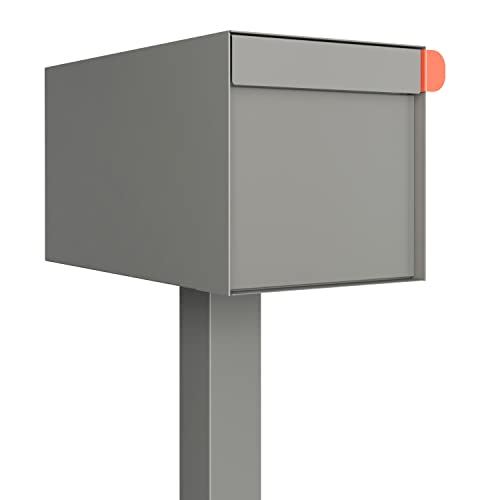 Briefkasten Design Standbriefkasten Americano Grau Metallic - Bravios Briefkasten Design Standbriefkasten Americano Grau Metallic - Bravios von Bravios