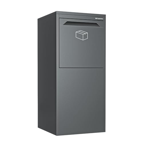 Paketbox Molinara in Graphitgrau | rückseitige Entnahme von Bravios