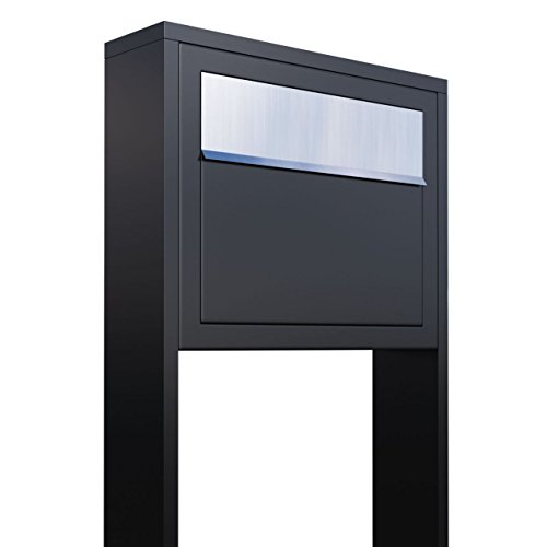 Standbriefkasten, Design Briefkasten Elegance Stand Schwarz - Bravios Standbriefkasten, Design Briefkasten Elegance Stand Schwarz - Bravios von Bravios