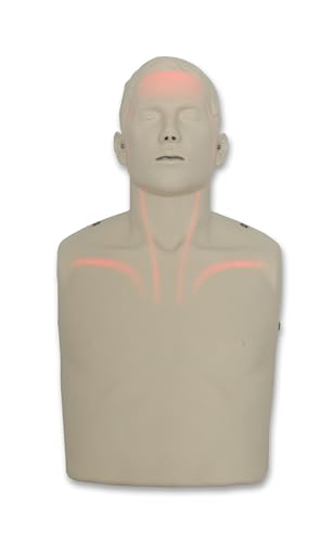 BRAYDEN LED Manikin | HLW Phantom mit LED-System | Übungspuppe Erste Hilfe (LED: rot) von Brayden