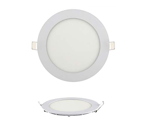 12W LED Panel Einbaustrahler Spot Einbauleuchte Neutralweiß 4200K 910 Lumen Deckenleuchte Rund von Braytron