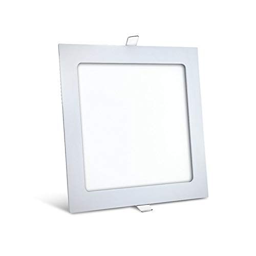 Braytron 18W LED Panel Einbaustrahler 225x225mm Spot Einbauleuchte Kaltweiß 1360 Lumen Deckenleuchte Eckig von Braytron