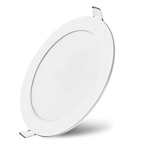 2x 9W LED Panel Einbaustrahler Spot Einbauleuchte Kaltweiß (6500K) 720 Lumen Deckenleuchte Rund von Braytron