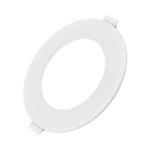 Braytron 5x 6W LED Panel Einbaustrahler Spot Einbauleuchte Warmweiß 3000K 380 Lumen Deckenleuchte Rund von Braytron