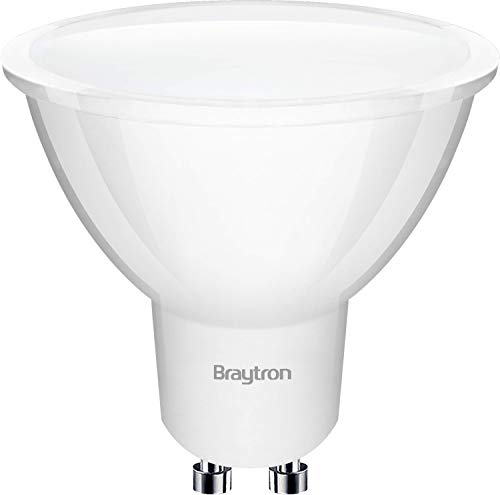 BRAYTRON LED Bulb, 5w (32w Equivalent) GU10, 6500K(Cool White), 110°, CRI ≥80, GU10-Spot, CE Cerificated, (A+ Energy Class) von Braytron