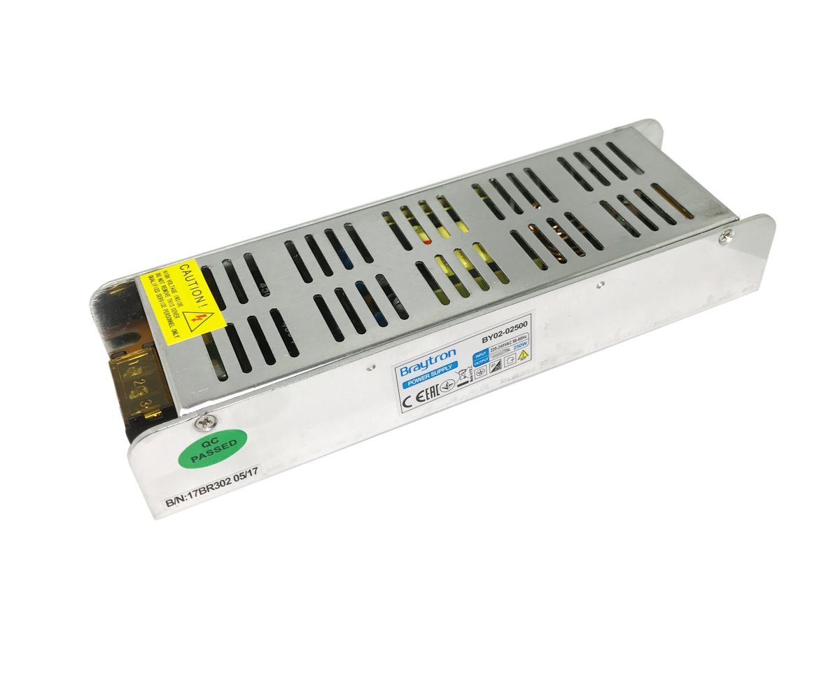 Braytron LED Stripe 12V 24V DC LED Trafo Netzteil Netzadapter Treiber, 24V 250W LED Netzteil Transformator Treiber für Alle LED Produkten von Braytron