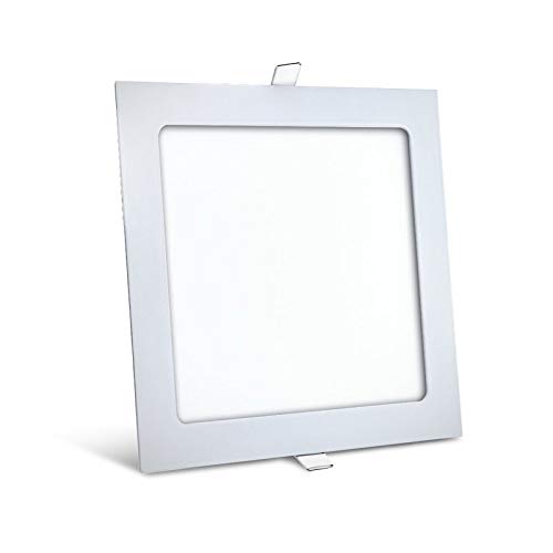 Braytron 5x 12W LED Panel 170 x 170mm Einbaustrahler Spot Einbauleuchte Kaltweiß 910 Lumen Deckenleuchte Eckig von Braytron