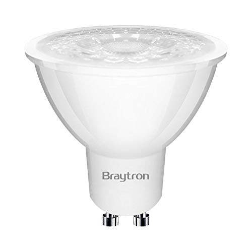 Braytron GU10 5W LED Leuchtmittel Kaltweiß 6000K 410 lumen Spot Strahler Einbauleuchte Energiesparlampe Glühlampe von Braytron