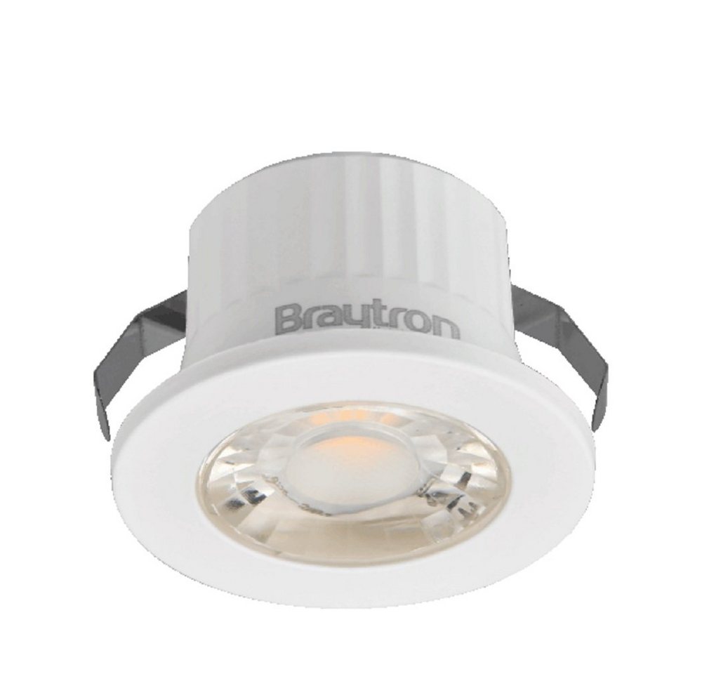 Braytron LED Deckenleuchte Braytron LED Mini Einbaustrahler 3W Spot IP54 Wassergeschützt 240lm, LED fest integriert von Braytron