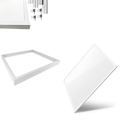 Braytron LED Panel Einbau 62 x 62cm | 40W 4000 Lumen | Rasterleuchte Einlegeleuchte Deckenleuchte Odenwalddecke | mit Aufbaurahmen | kaltweiß von Braytron