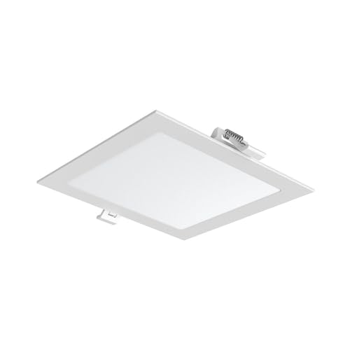Braytron LED Panel Einbauleuchte rechteckig | 12 Watt | 1020 Lumen | Ultra Slim | IP20 Neutralweiß (4000 K) von Braytron