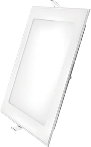 Braytron LED Panel Einbauleuchte rechteckig | 6 Watt | 350 Lumen | Ultra Slim | IP20 Kaltweiß (6500 K) von Braytron