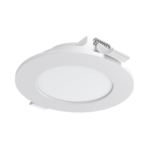 Braytron Ultraslim LED Einbaustrahler 3W Weiß Ø85mm 3CCT 230V 220 Lumen IP40 Einbauspots 68mm Lochmaß 26mm Einbautiefe Warmweiß Neutralweiß Kaltweiß Nicht Dimmbar Deckenstrahler Flach Spot Panel Braytron Ultraslim LED Einbaustrahler 3W Weiß Ø85mm 3CCT 230V 220 Lumen IP40 Einbauspots 68mm Lochmaß 26mm Einbautiefe Warmweiß Neutralweiß Kaltweiß Nicht Dimmbar Deckenstrahler Flach Spot Panel von Braytron