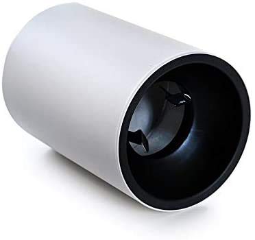 Deckenleuchte BETA-SR Aufbaustrahler Lampe 100x100mm Aufputz Leuchte Strahler mit GU10 Fassung 230V Rund Weiß/Schwarz aus Aluminium von Braytron