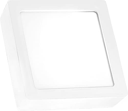 Braytron LED Aufbauleuchte Deckenleuchte eckig IP20 (172mm) 12 Watt 1020 Lumen | Neutralweiß (4000 K) von Braytron