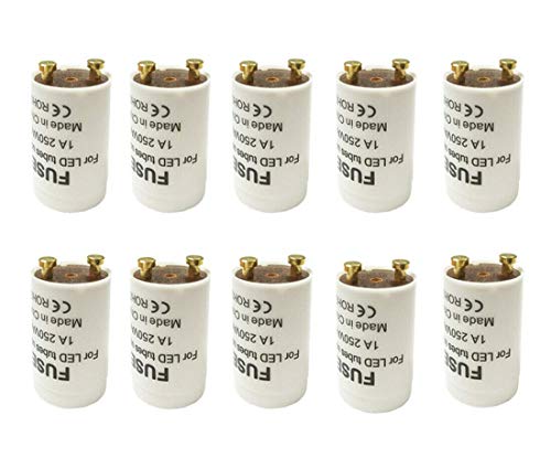 LED Starter Starterbrücke Dummy Umrüstung Starterbrück Tube Ersatz Neonröhre Überbrückung kompatibel mit T8 G13 Röhre 10x LED Starter Starterbrücke Dummy Umrüstung Starterbrück Tube Ersatz Neonröhre Überbrückung kompatibel mit T8 G13 Röhre 10x von Braytron