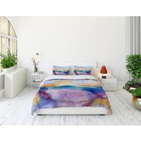 Abstrakter Ozean Bettbezug - Crystal Blue Persuasion Seascape Nature Modern Bedding Twin Queen Oder King Size Bettdecke Tröster von BrazenDesignStudio