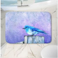 Blue Bird Badematte - Wildtier Badematten Vogel Bad Dekor Badezimmer Teppiche Wohnkultur Blue Bird Badematte - Wildtier Badematten Vogel Bad Dekor Badezimmer Teppiche Wohnkultur von BrazenDesignStudio