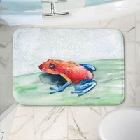 Bluejean Frosch Badematte - Wildtier Vogeltränke Bad Dekor Badezimmer Teppich Wohnkultur von BrazenDesignStudio