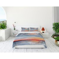 Ozean Sonnenuntergang Bettbezug - Seelandschaft Natur Moderne Bettwäsche Twin Queen Oder King Size Bettdecke Tröster von BrazenDesignStudio