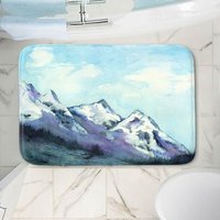 Rocky Mountains Badematte - Landschaft Badezimmermatten Bad Dekor Badezimmer Teppiche Wohnkultur von BrazenDesignStudio