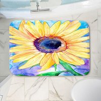 Sonnenblumen Badematte - Blumen Badvorleger Bad Dekor Teppiche Home Decor von BrazenDesignStudio