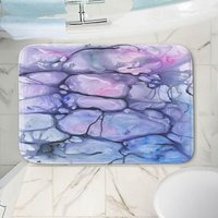 Violaceae Badematte - Meerlandschaft Badematten Bad Dekor Badezimmer Teppiche Wohnkultur von BrazenDesignStudio