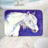 Weiße Pferd Badematte - Pferde Natur Badematten Bad Dekor Badezimmer Teppiche Wohnkultur von BrazenDesignStudio