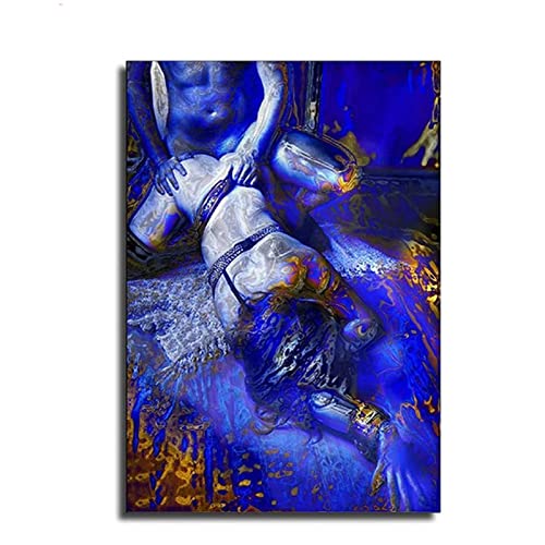 Brbokle 5D Diamant Malerei Kits sexy Männer und Frauen Große Size Diamant Painting DIY voller Bohrer Stickerei Kreuzstich Arts Craft für Home Wall Büro Dekoration（Round Drill 30x40cm/12x16inch） von Brbokle