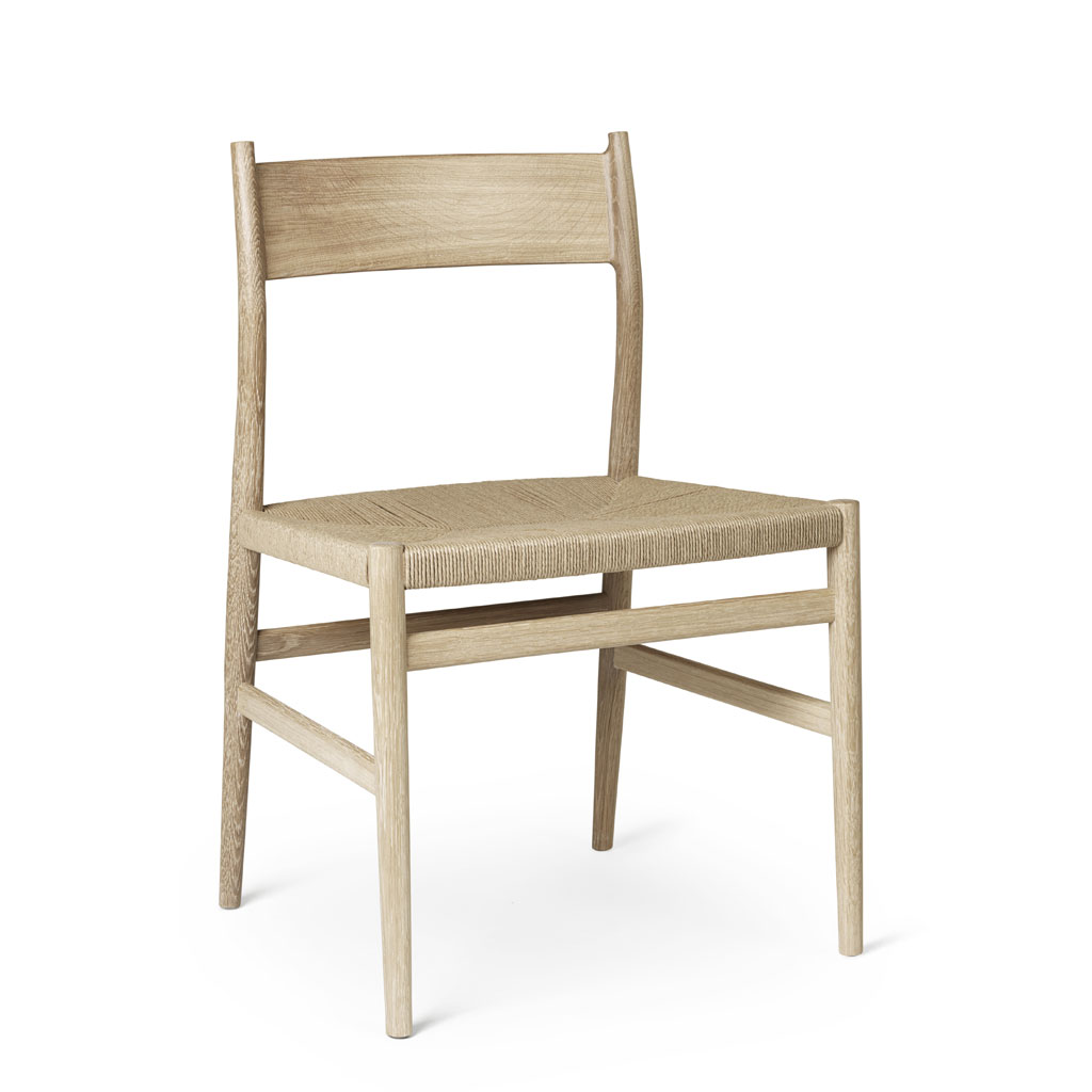 Brdr. Krüger - Arv Chair - klassischer Stuhl aus Holz mit Geflecht von Brdr. Krüger