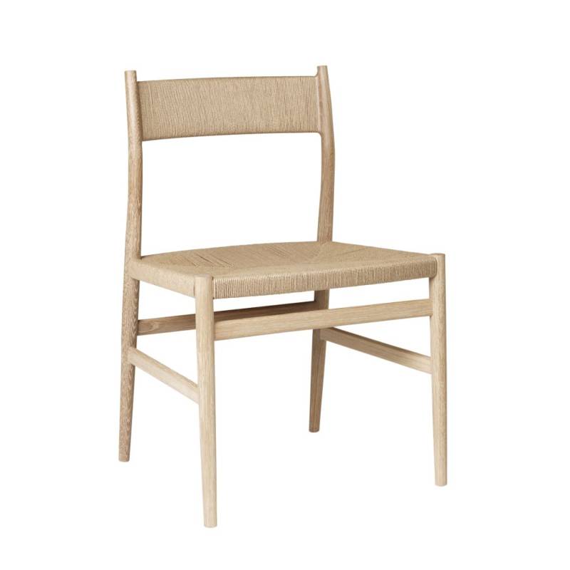 Brdr. Krüger - Arv Chair - klassischer Stuhl aus Holz mit Geflecht von Brdr. Krüger