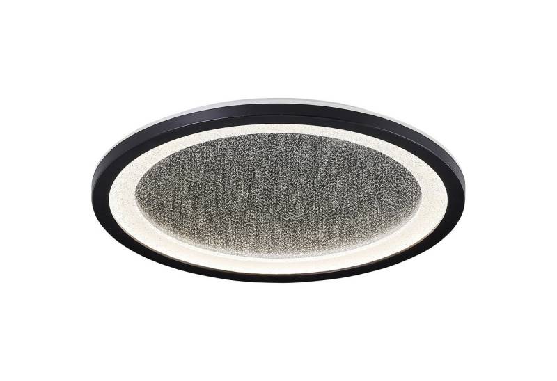 BreLight LED Deckenleuchte Tanida, LED fest integriert, Neutralweiß, LED-Deckenlampe mit Glitzereffekt, 22 W, 2200 lm, 4000 K, schwarz von BreLight