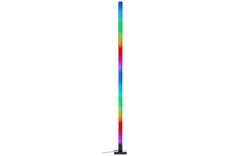 BreLight LED Stehlampe Neele LED Stehleuchte, Dimmer, Dimmfunktion, dimmbar über Fernbedienung, LED fest integriert, RGB, 150 cm, digitales RGB, Musiksensor, zerlegt mit Aufbauanleitung von BreLight